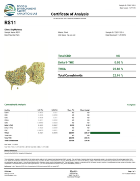 THCA Small Flowers- RS11